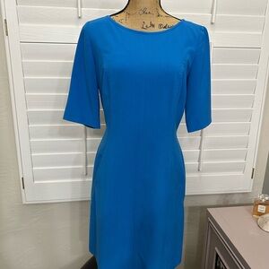 Chic Blue Midi Dress